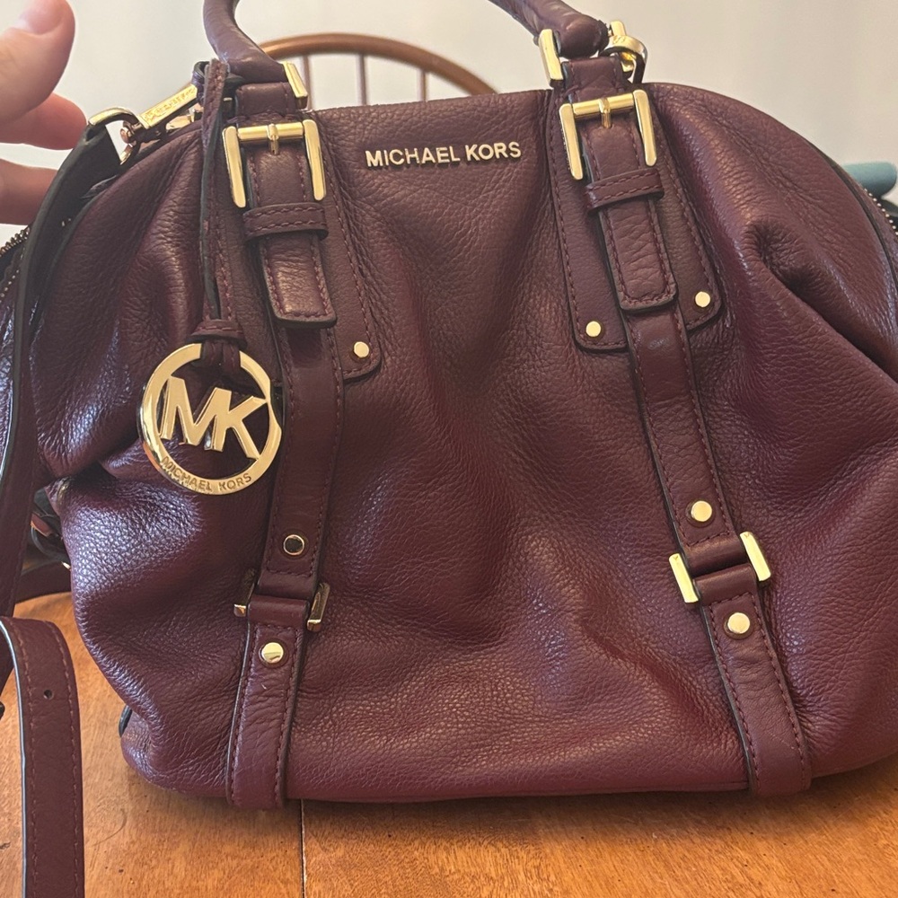 Michael Kors Deep Burgundy Satchel